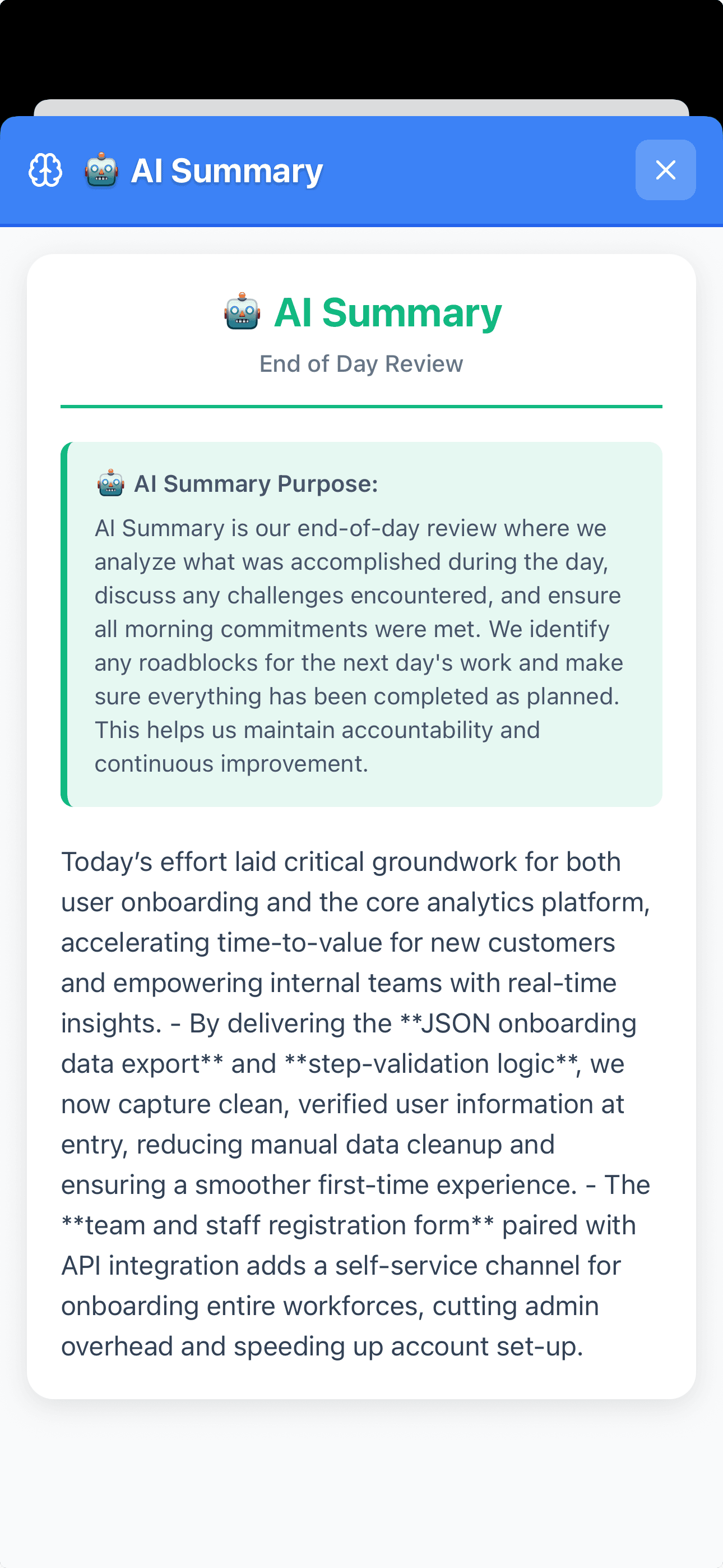 AI Summary & Insights
