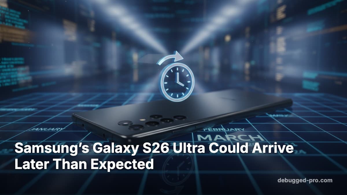 Samsung’s Galaxy S26 Ultra Could Arrive Later Than Expected