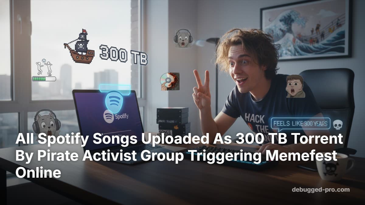 All Spotify Songs Uploaded As 300 TB Torrent By Pirate Activist Group Triggering Memefest Online
