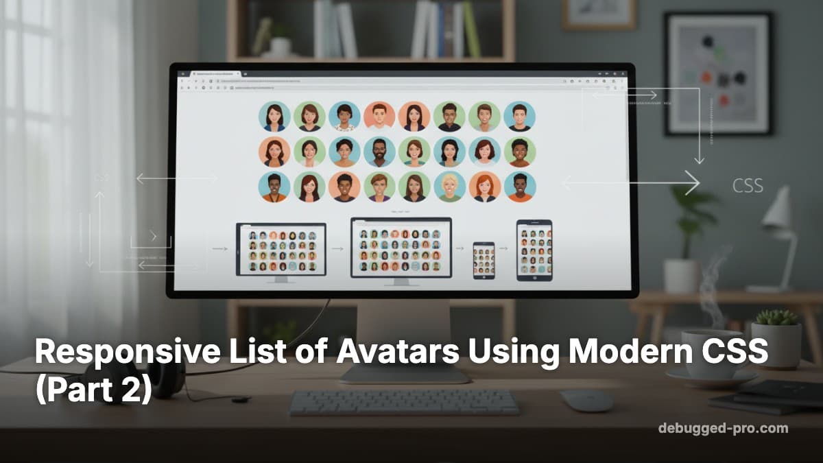 Responsive List of Avatars Using Modern CSS (Part 2)