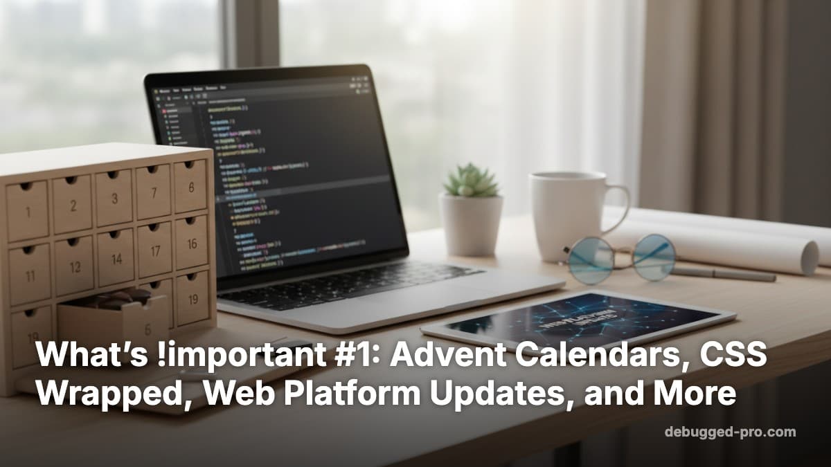 What’s !important #1: Advent Calendars, CSS Wrapped, Web Platform Updates, and More