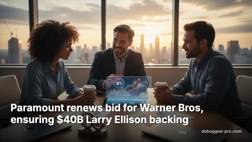 Paramount renews bid for Warner Bros, ensuring $40B Larry Ellison backing