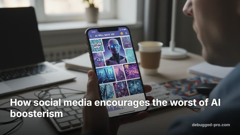 How social media encourages the worst of AI boosterism