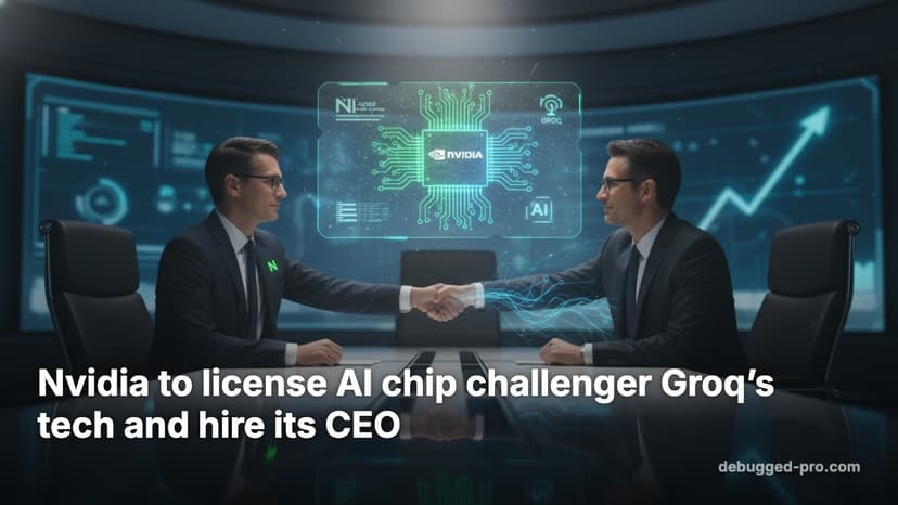 Nvidia to license AI chip challenger Groq’s tech and hire its CEO