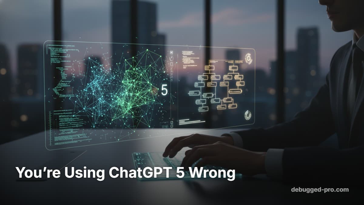 Stop Using ChatGPT 5 Wrong: The Ultimate Debugged Pro Guide