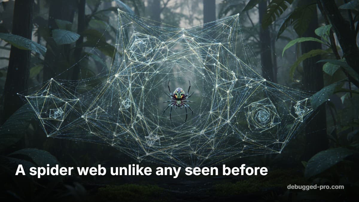 Engineering The Impossible: A Spider Web Unlike Any Before | Debugged Pro