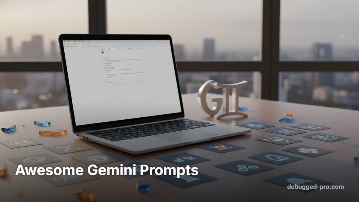 Master Awesome Gemini Prompts: A Guide by Debugged Pro Experts