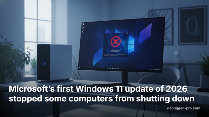 Windows 11 2026 Update Glitch: A Debugged Pro Investigation