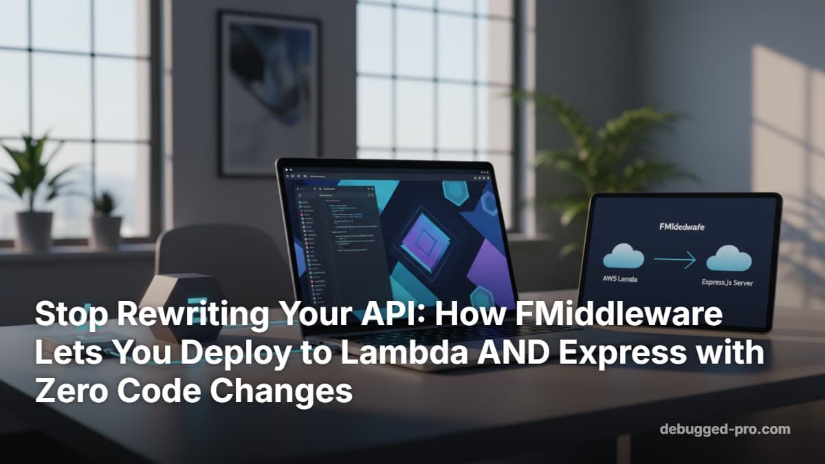 FMiddleware Guide: Zero-Code API Portability | Debugged Pro