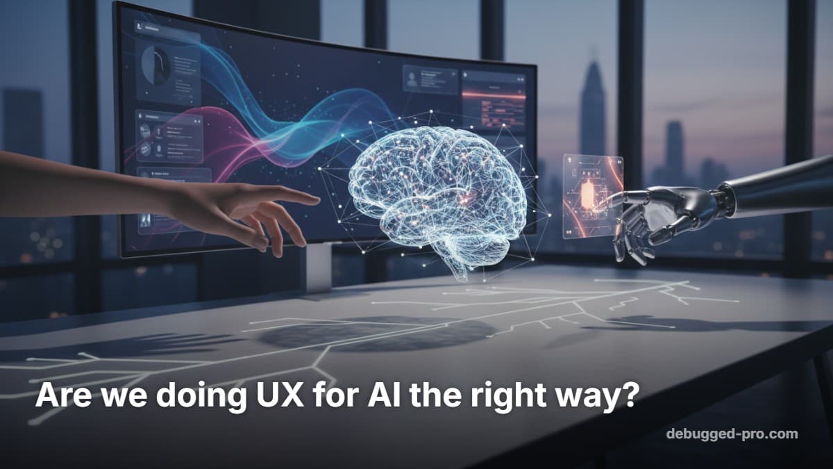 Rethinking AI UX: Why Chatbots Fail & Debugged Pro Insights