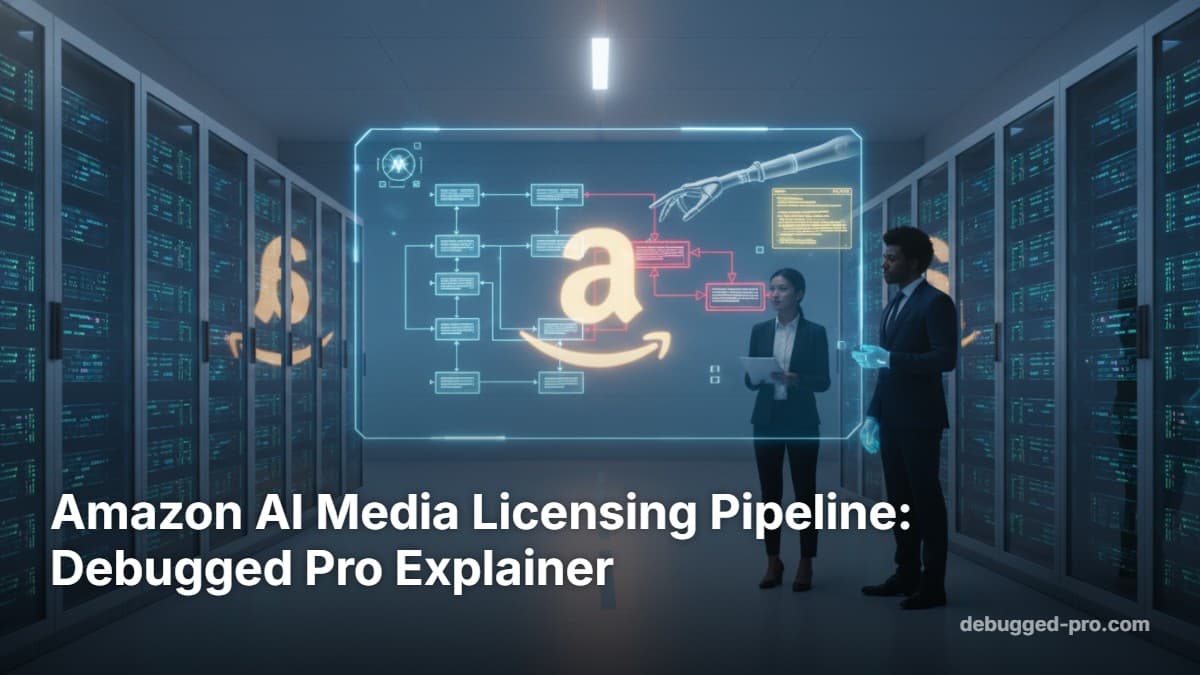 Amazon AI Media Licensing Pipeline: Debugged Pro Explainer