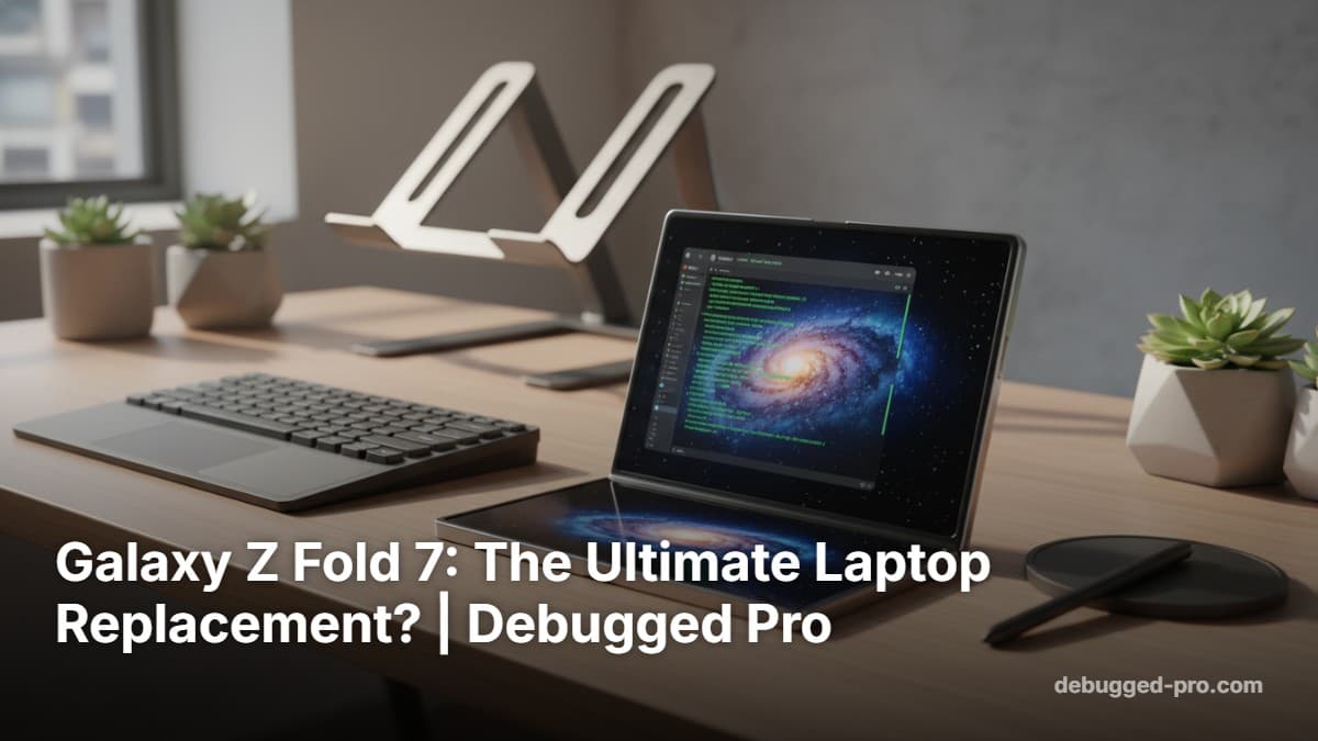 Galaxy Z Fold 7: The Ultimate Laptop Replacement? | Debugged Pro