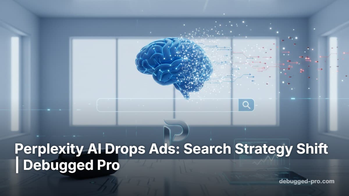Perplexity AI Drops Ads: Search Strategy Shift | Debugged Pro