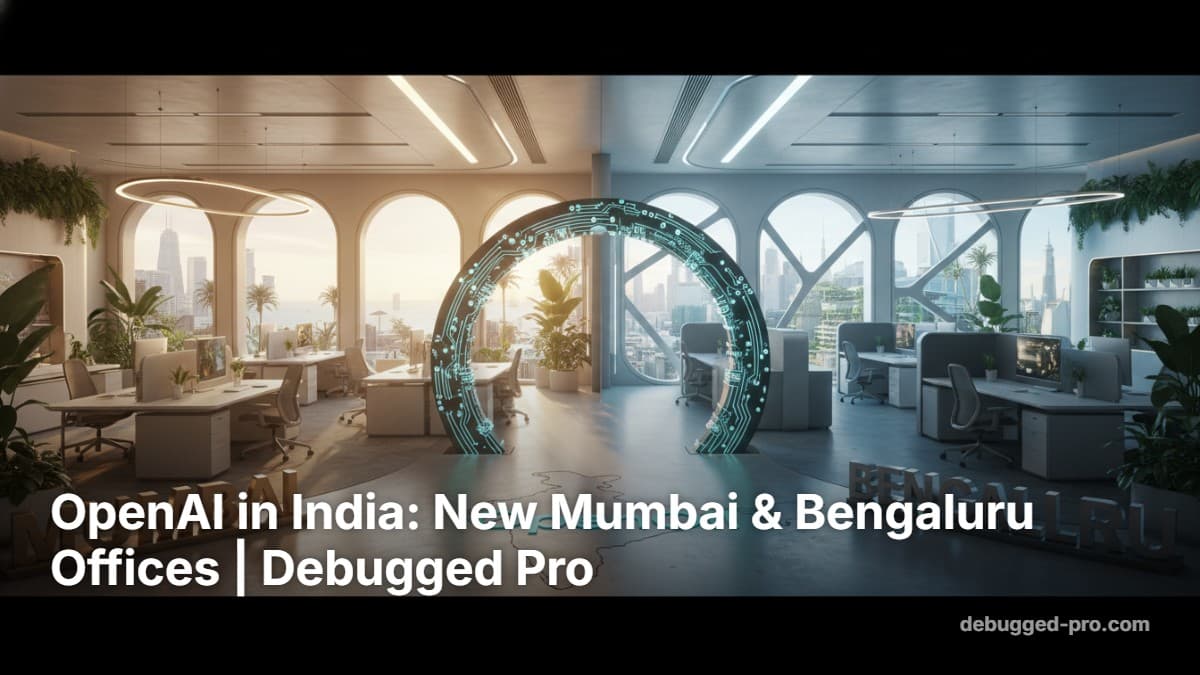 OpenAI in India: New Mumbai & Bengaluru Offices | Debugged Pro