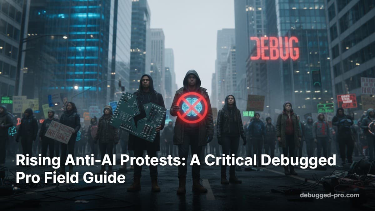 Rising Anti-AI Protests: A Critical Debugged Pro Field Guide