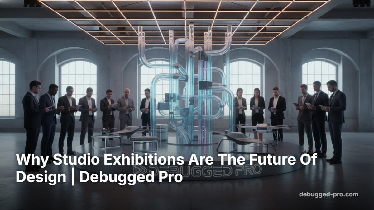 Why Studio Exhibitions Are The Future Of Design | Debugged Pro