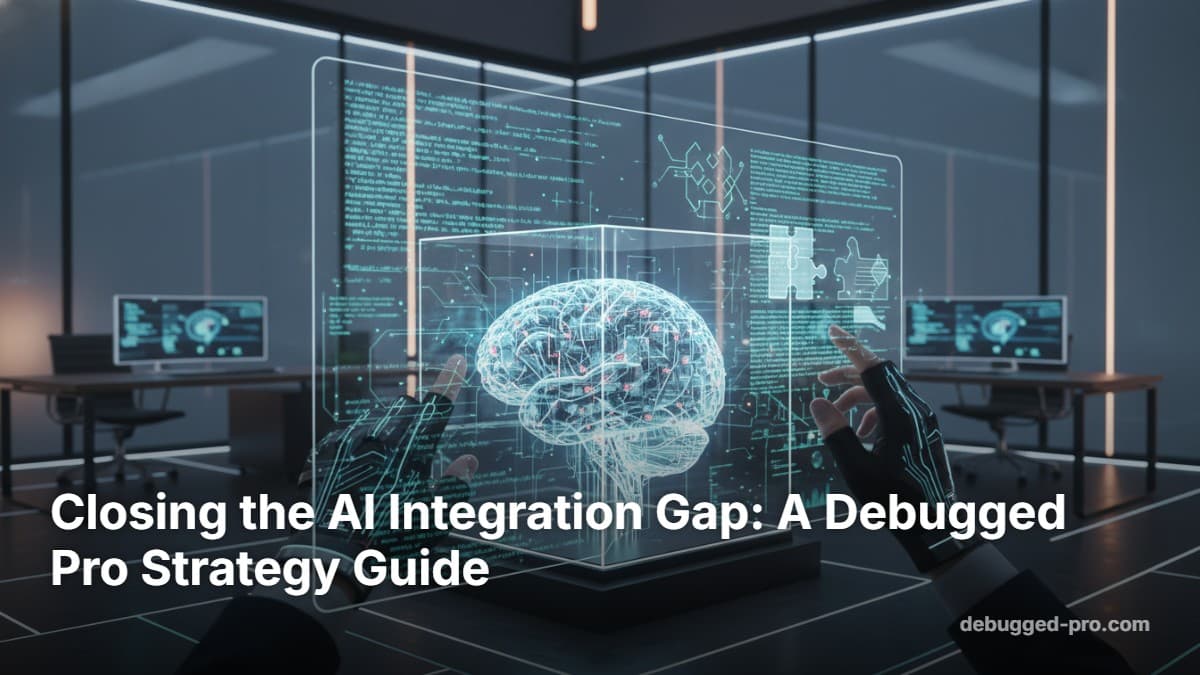 Closing the AI Integration Gap: A Debugged Pro Strategy Guide