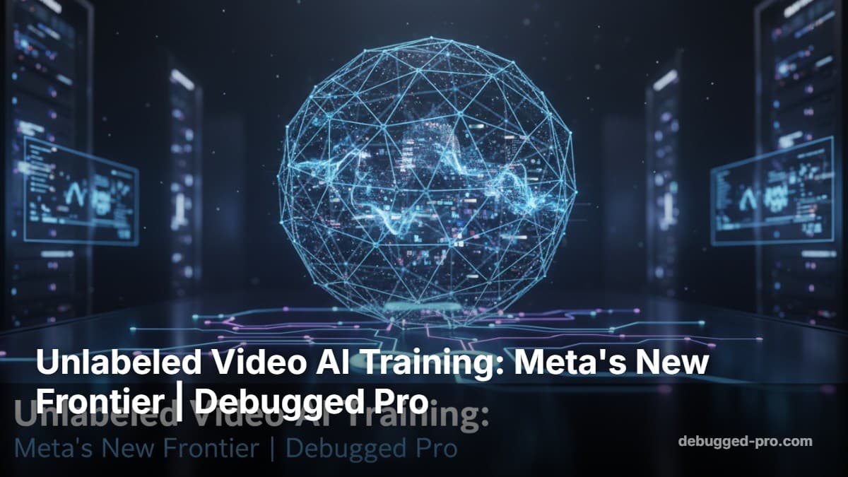 Unlabeled Video AI Training: Meta's New Frontier | Debugged Pro