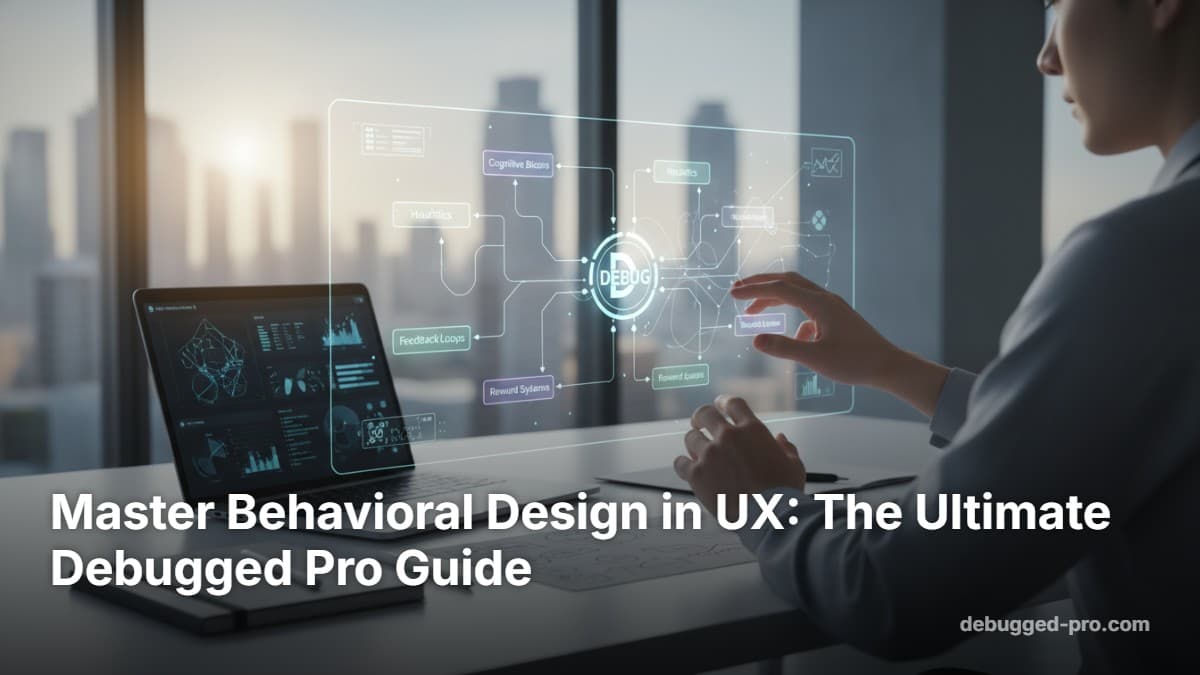 Master Behavioral Design in UX: The Ultimate Debugged Pro Guide