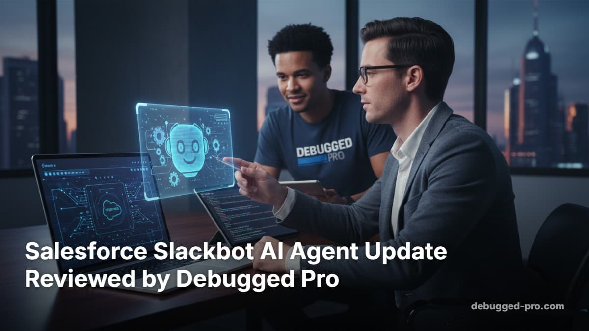 Salesforce Slackbot AI Agent Update Reviewed by Debugged Pro
