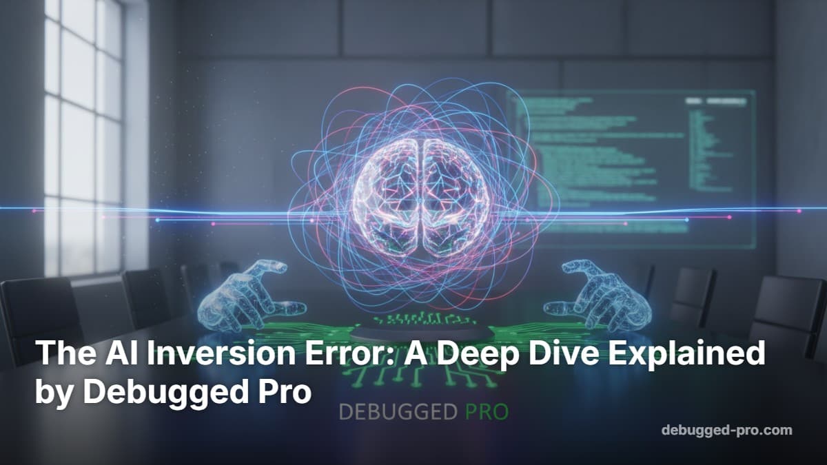 The AI Inversion Error: A Deep Dive Explained by Debugged Pro