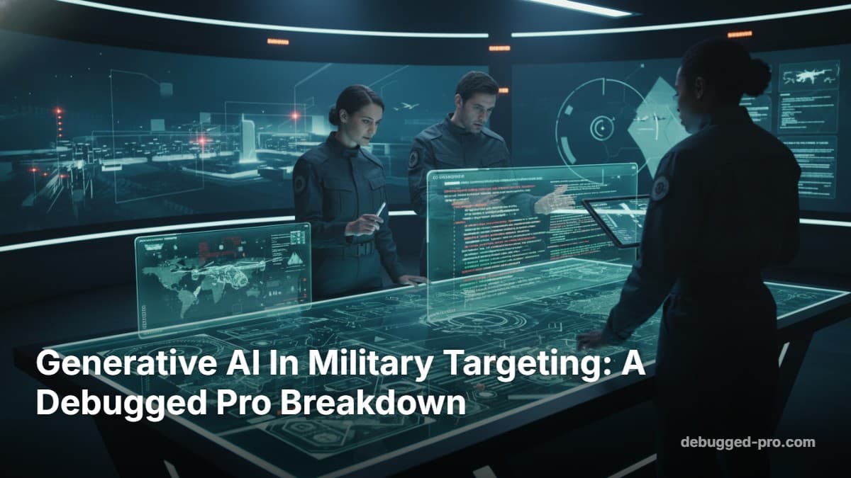 Generative AI In Military Targeting: A Debugged Pro Breakdown