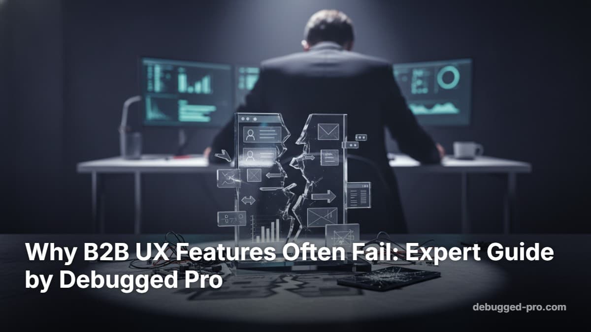 Why B2B UX Features Often Fail: Expert Guide by Debugged Pro
