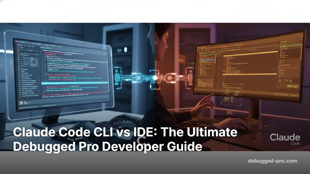 Claude Code CLI vs IDE: The Ultimate Debugged Pro Developer Guide