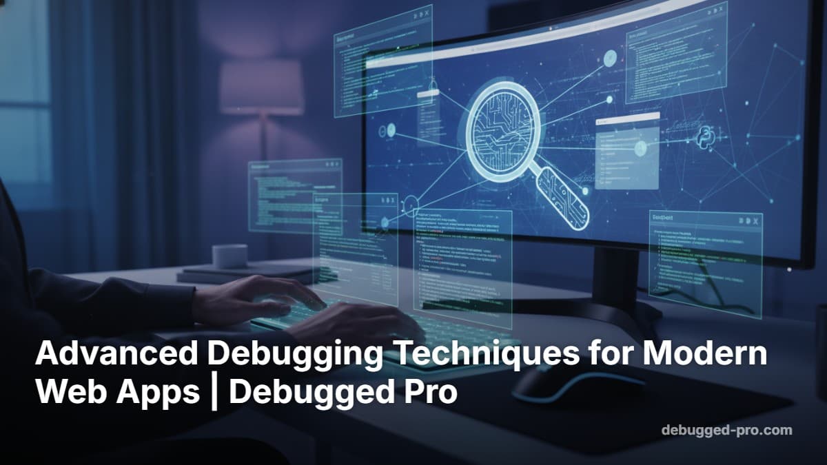 Advanced Debugging Techniques for Modern Web Apps | Debugged Pro