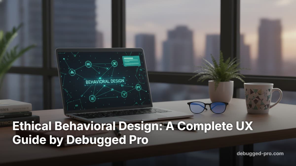 Ethical Behavioral Design: A Complete UX Guide by Debugged Pro