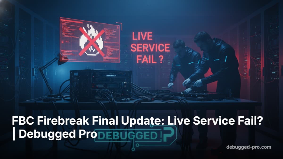 FBC Firebreak Final Update: Live Service Fail? | Debugged Pro
