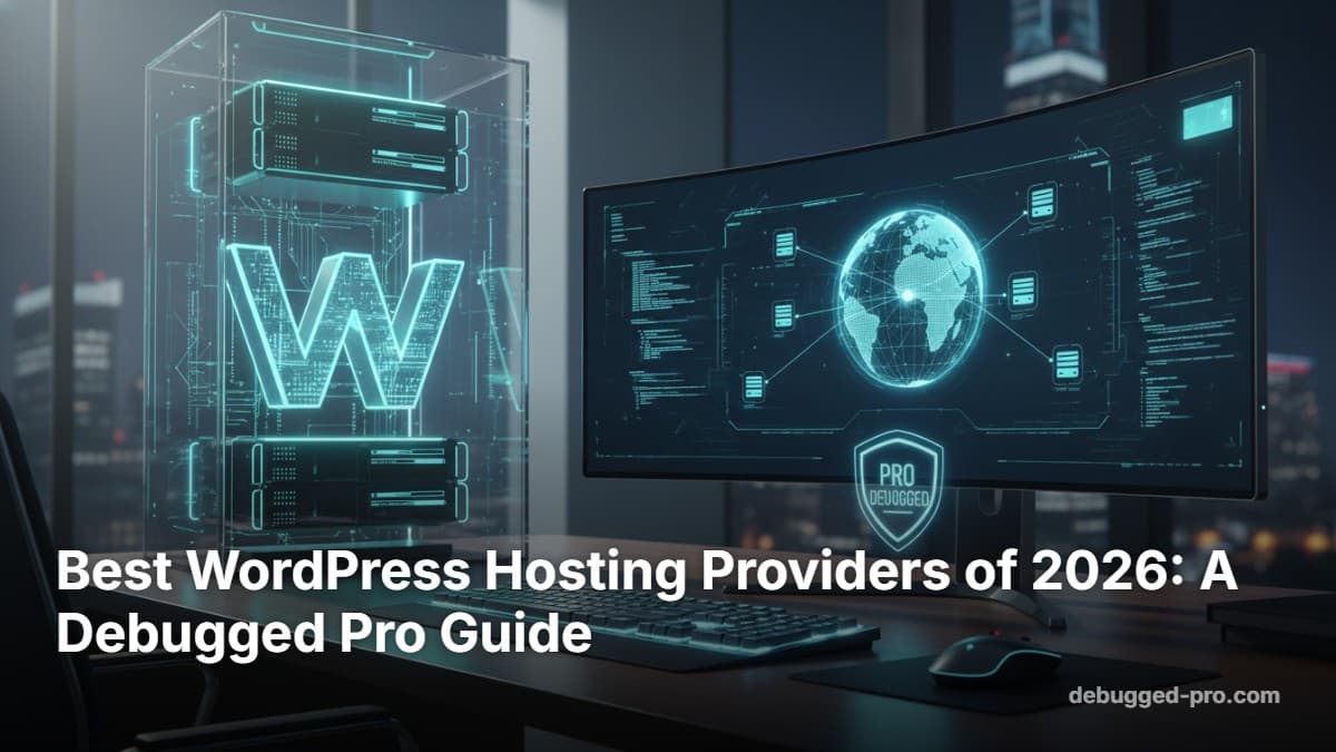 Best WordPress Hosting Providers of 2026: A Debugged Pro Guide