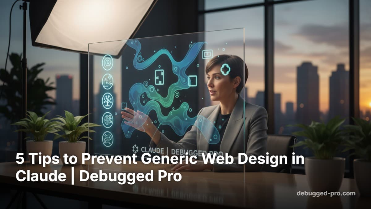 5 Tips to Prevent Generic Web Design in Claude | Debugged Pro