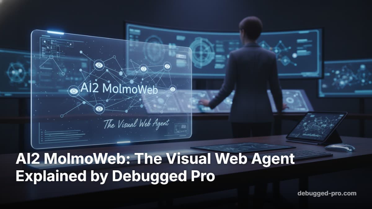 AI2 MolmoWeb: The Visual Web Agent Explained by Debugged Pro