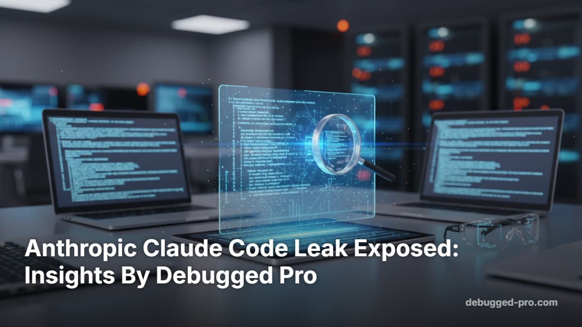 Anthropic Claude Code Leak Exposed: Insights By Debugged Pro