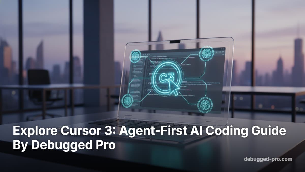 Explore Cursor 3: Agent-First AI Coding Guide By Debugged Pro