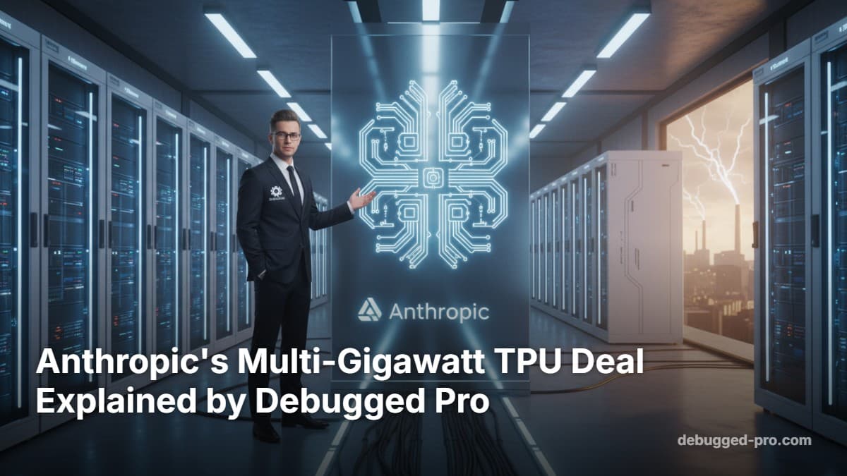 Anthropic's Multi-Gigawatt TPU Deal Explained by Debugged Pro