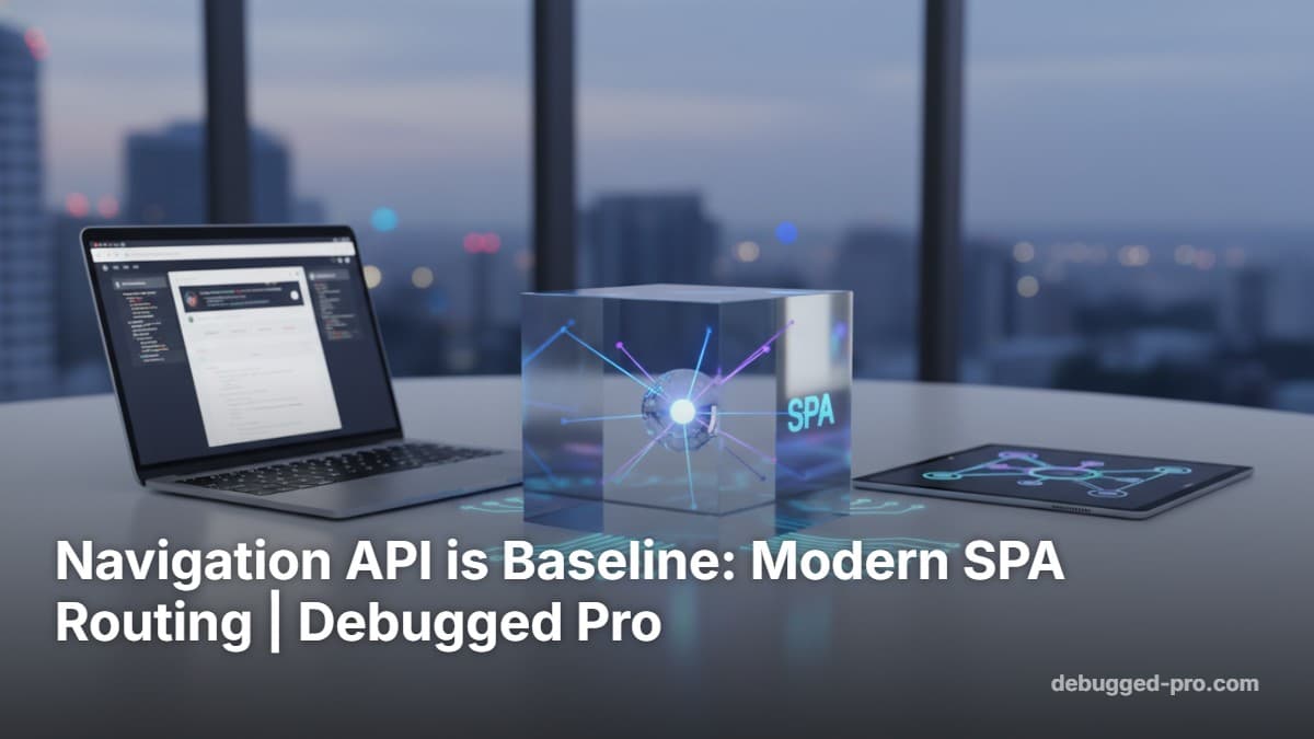 Navigation API is Baseline: Modern SPA Routing | Debugged Pro