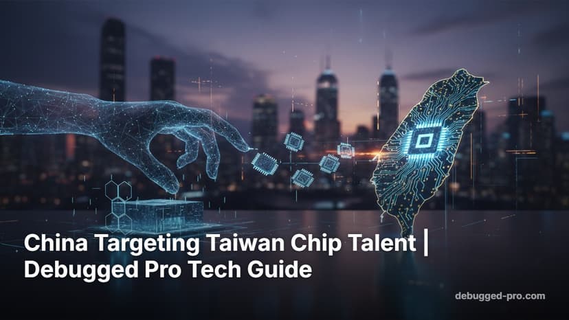 China Targeting Taiwan Chip Talent | Debugged Pro Tech Guide