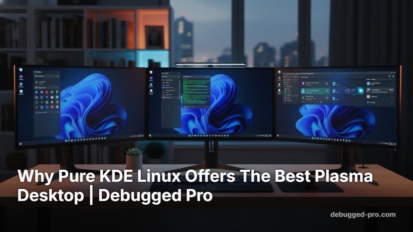 Why Pure KDE Linux Offers The Best Plasma Desktop | Debugged Pro