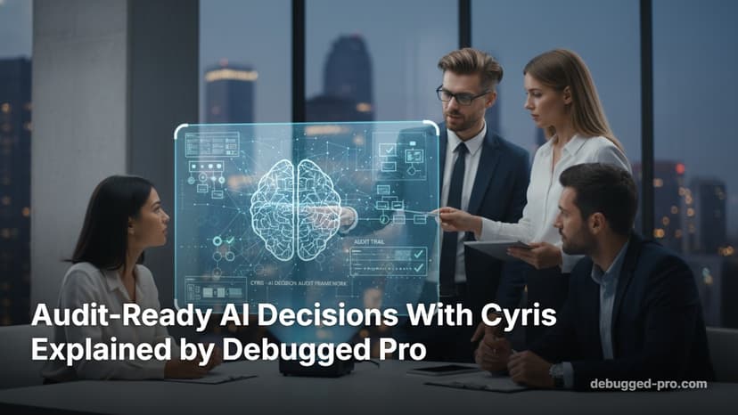 Audit-Ready AI Decisions With Cyris Explained by Debugged Pro