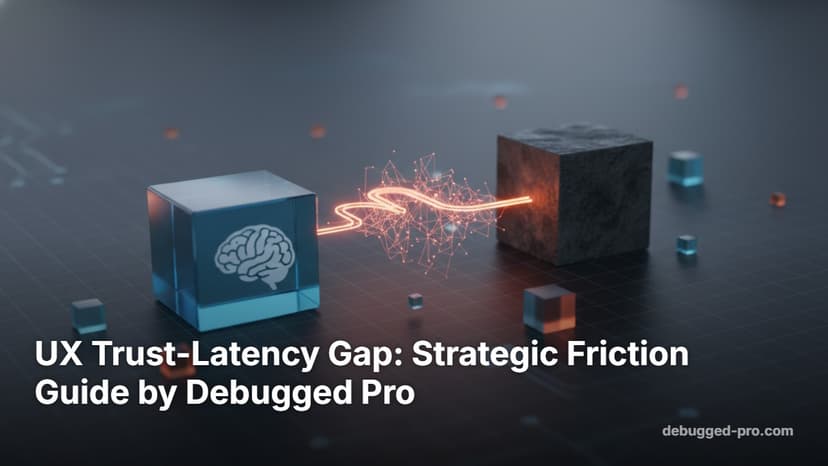 UX Trust-Latency Gap: Strategic Friction Guide by Debugged Pro