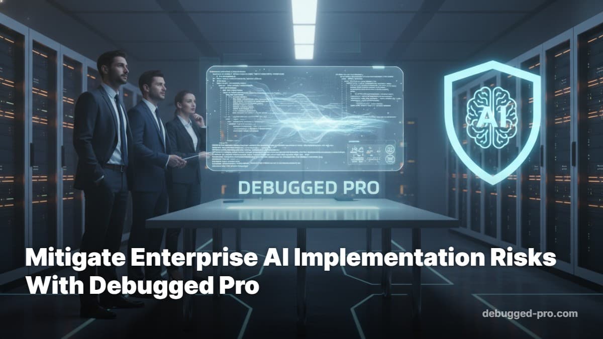 Mitigate Enterprise AI Implementation Risks With Debugged Pro