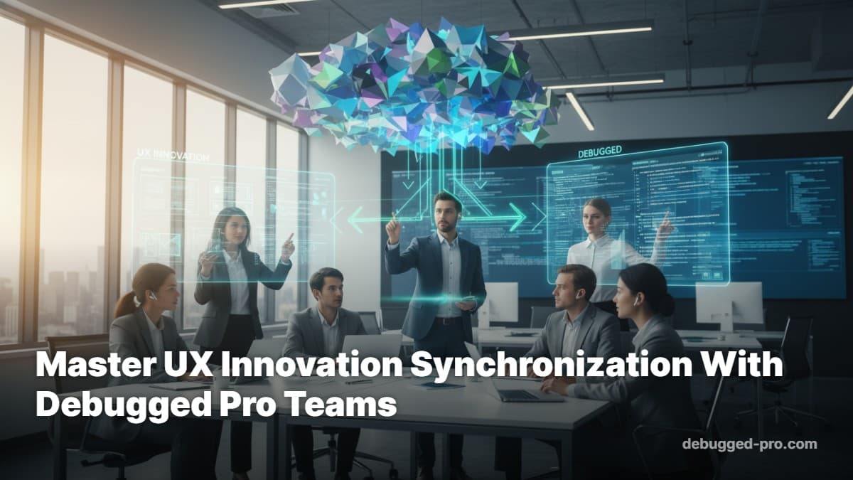 Master UX Innovation Synchronization With Debugged Pro Teams