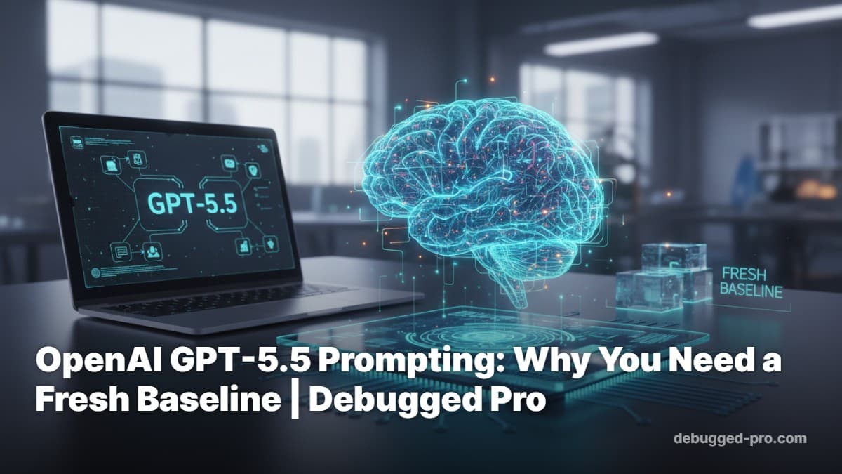 OpenAI GPT-5.5 Prompting: Why You Need a Fresh Baseline | Debugged Pro