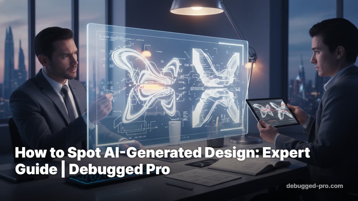 How to Spot AI-Generated Design: Expert Guide | Debugged Pro