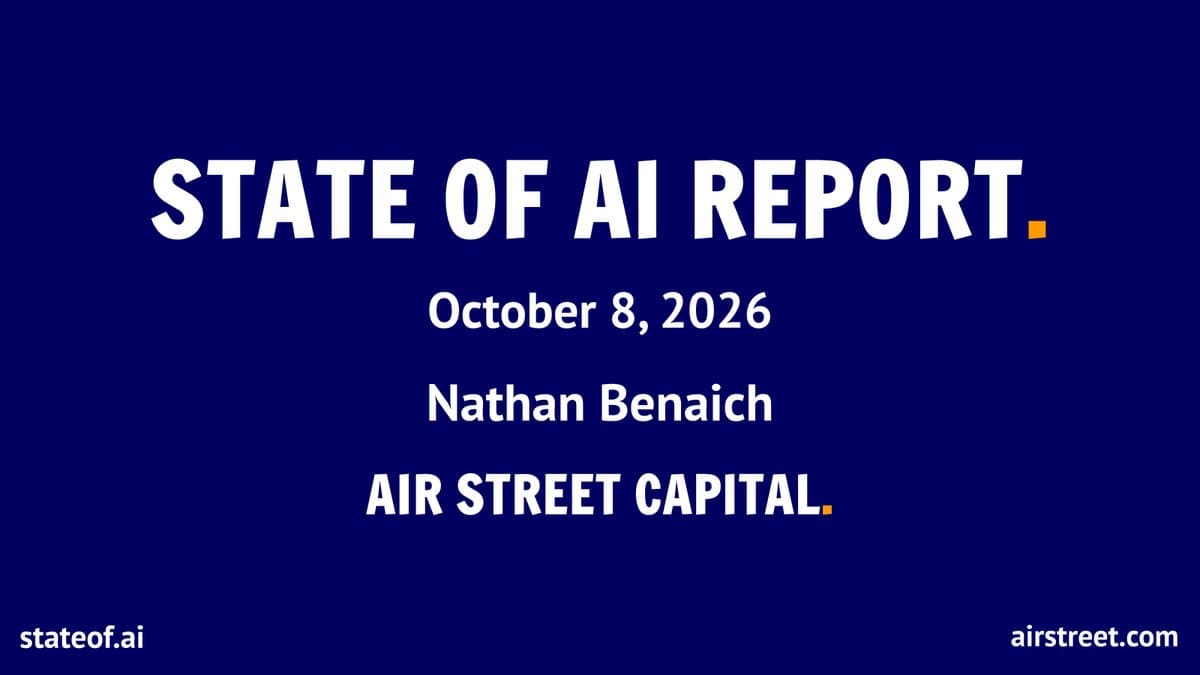 State of AI Report 2026: Agency Briefing on Agents and Costs