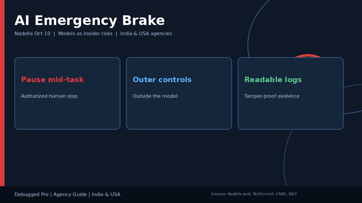 AI Emergency Brake Guide for India and USA Agency Product Teams