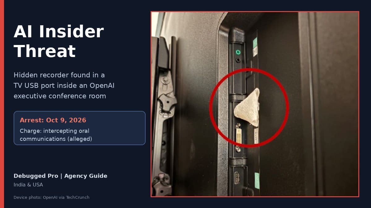 AI Insider Threat: OpenAI Recording Case Guide for India USA Agencies