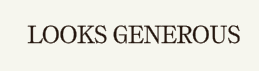 Looksgenerous logo